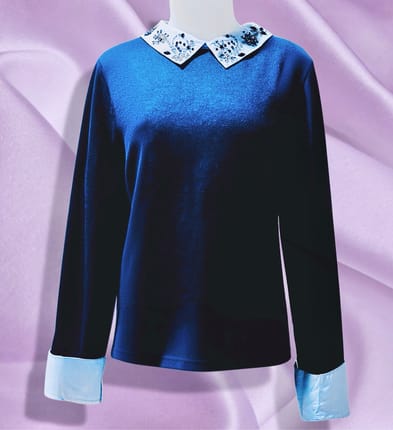 Morgan De Toi Collared Neck Women Sweatshirt