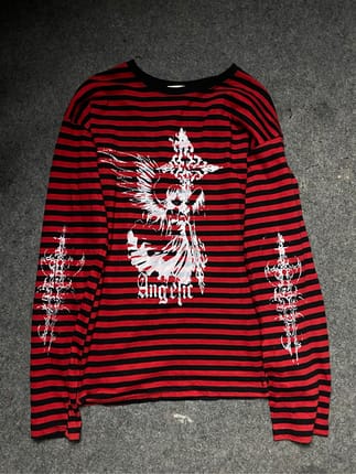 longsleeve red stripe