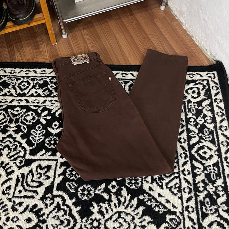 Edwin Straight fit denim brown full Length jeans, foto 6