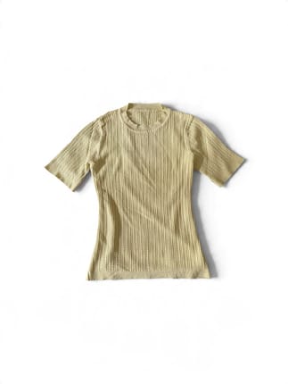 knit baby yellow