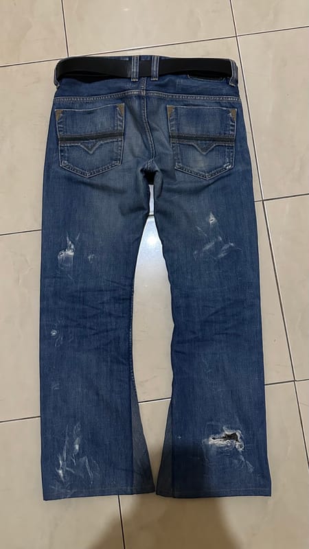 diesel saffado custom bootcut nego dikit, foto 2