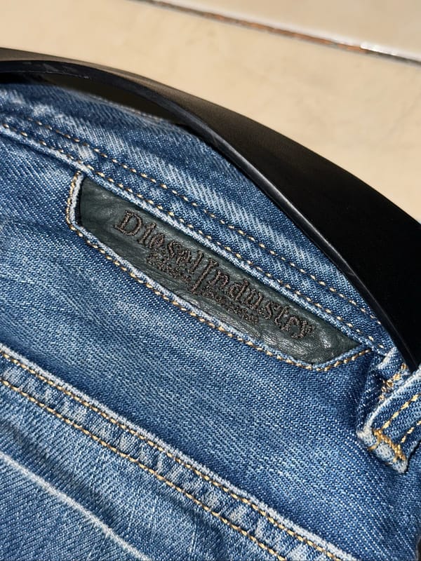 diesel saffado custom bootcut nego dikit, foto 5