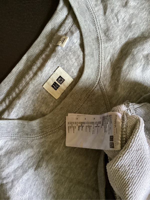 Un1glo Sweater Crewneck Gray Basic, foto 2