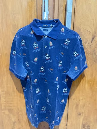 POLO Custom Fit Printed Polo Shirt