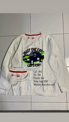 Crewneck s-fit bw
