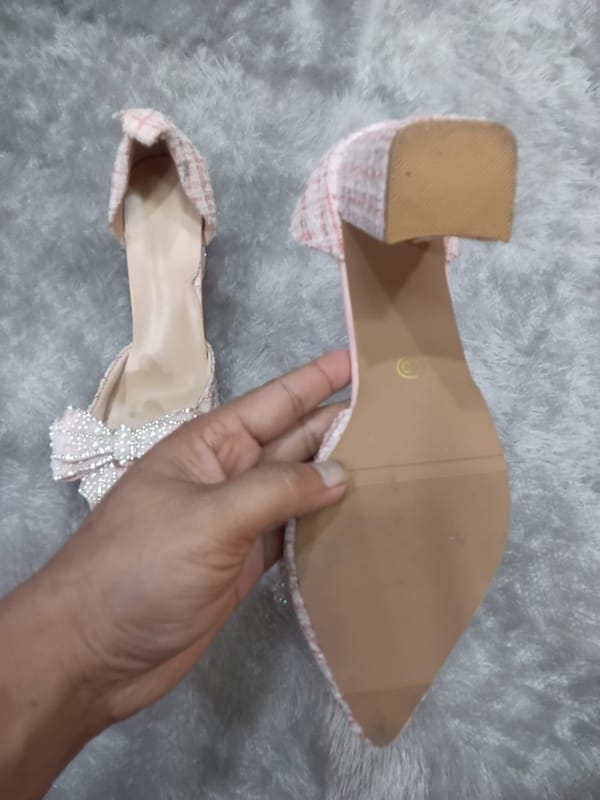 Sepatu pink kotak cute., foto 2