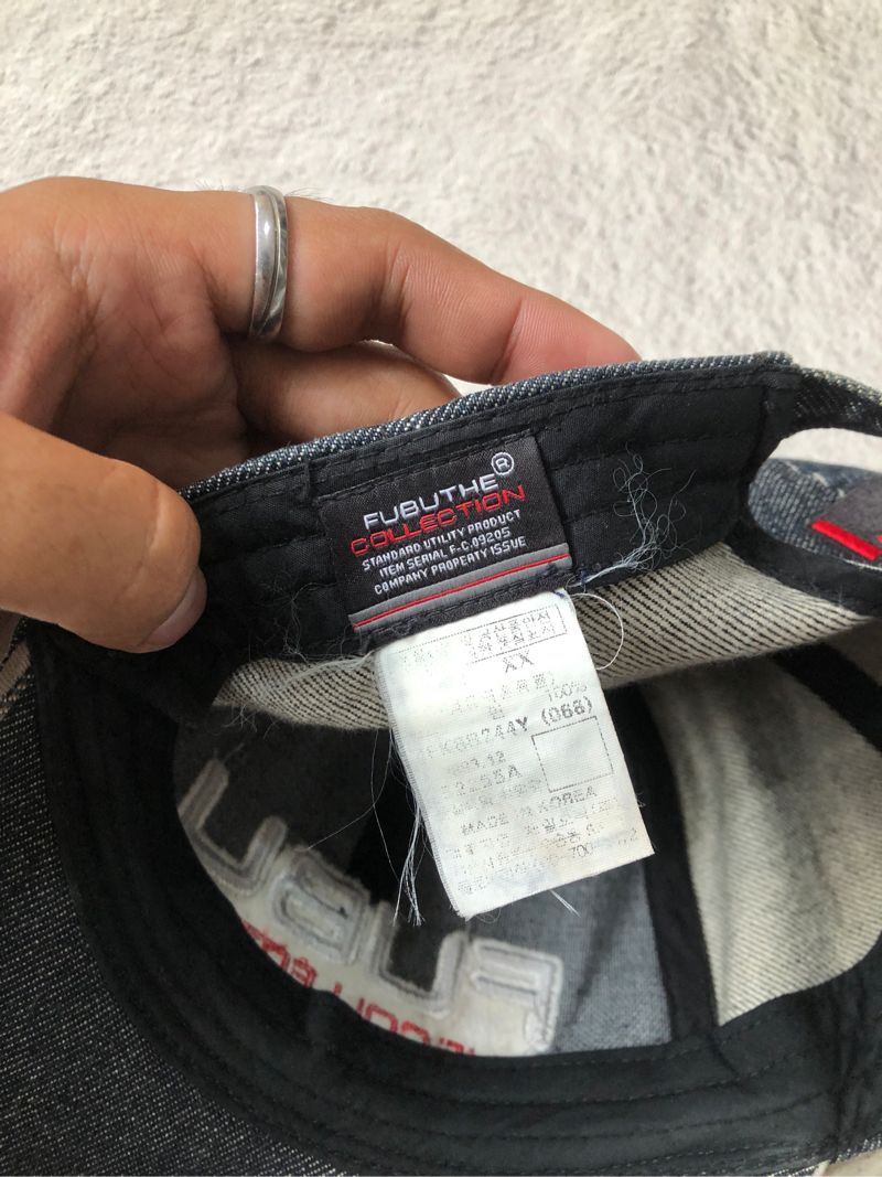 FUBU Vintage Y2K Hat Pria black, foto 2
