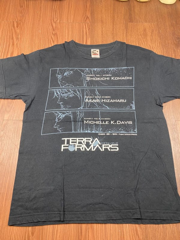 Kaos Vintage Anime Terra Formars, foto 3