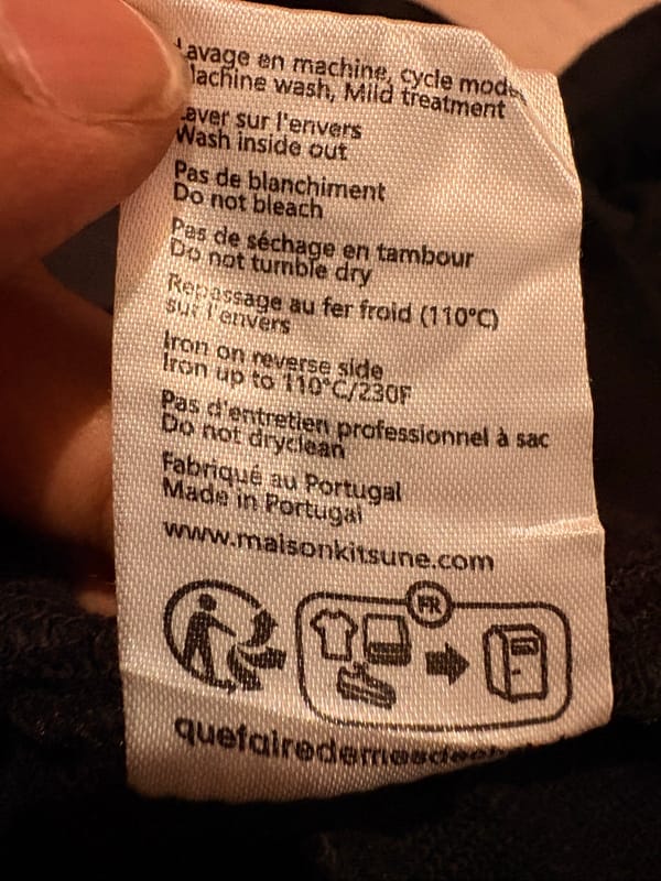 MAISON KITSUNÉ Fox Head Patch Regular Hoodie Lm00702km0001, foto 7