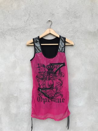 Y2K punk tank top ala ala naykila