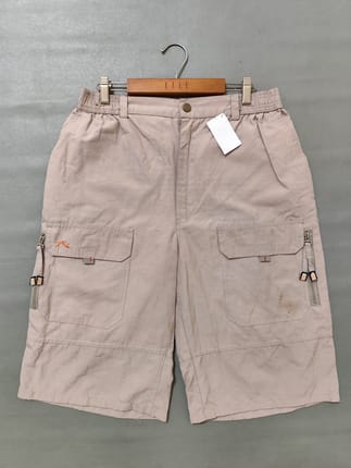 Celana cargo pendek rust