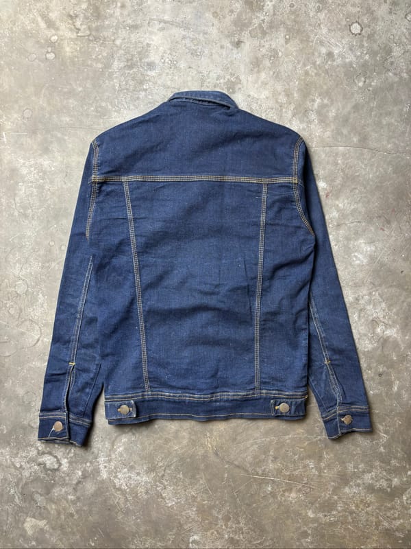 Denim Jacket Blue Indigo Vtg, foto 3