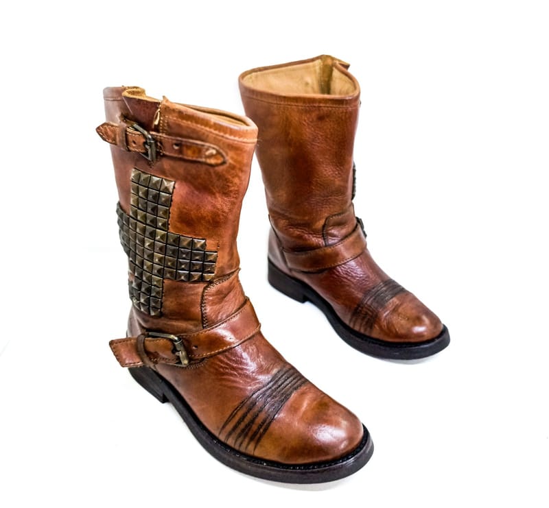 ASH 'Trashed Studded' biker boots, foto 5