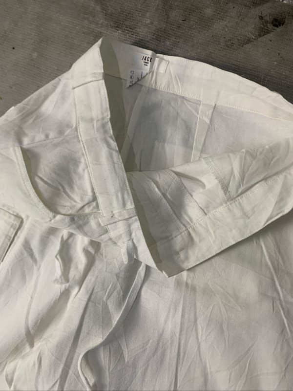 baggy pants white by cave, foto 5