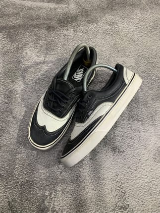 Vans Era Wing Tip Leather Black and White Original