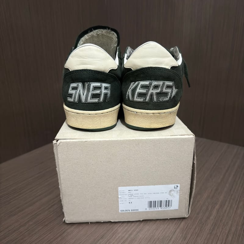 Golden Goose Ballstar Pine Green Suede, foto 6