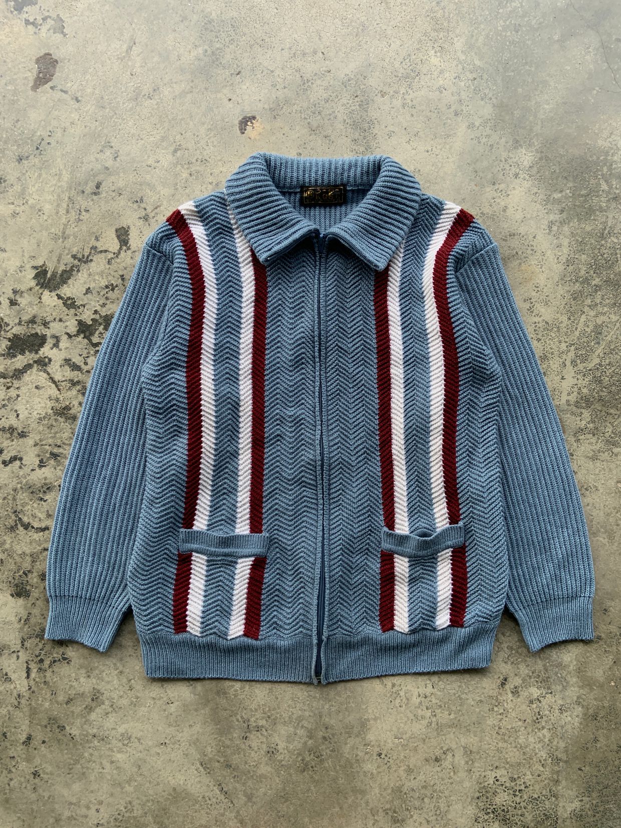 Vintage Sportswear Track jacket Pria blue