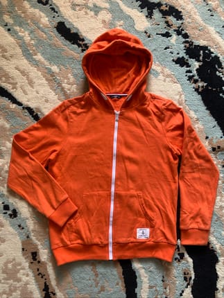 Zipper Hoodie Marine Club Orange