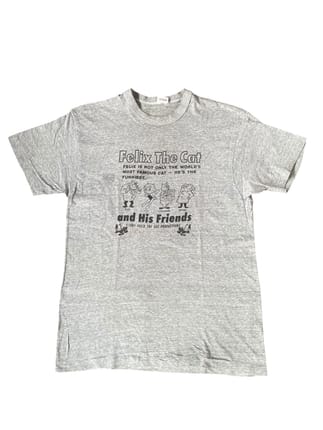 Vintage 80s Levis X Felix The Cat T Shirt