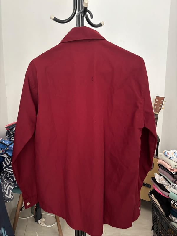 Jaket Trucker Maroon, foto 4