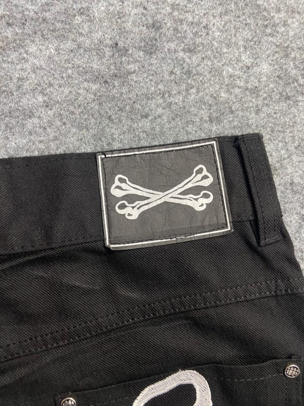 jeans Y2K bordir Skun crew, foto 6