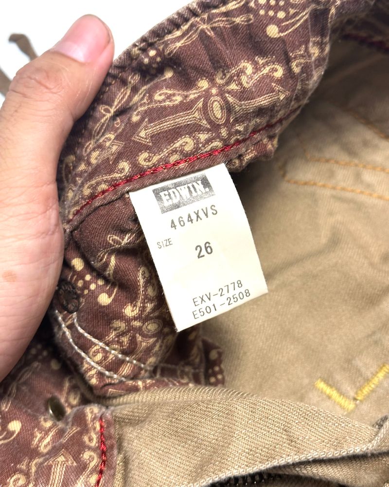EDWIN Y2K Avant Garde Jeans Pria tan brown, foto 6