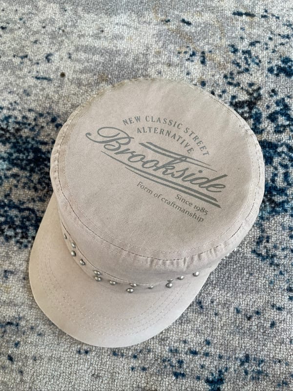 Y2k Studed Cadet Hat Brookside, foto 5