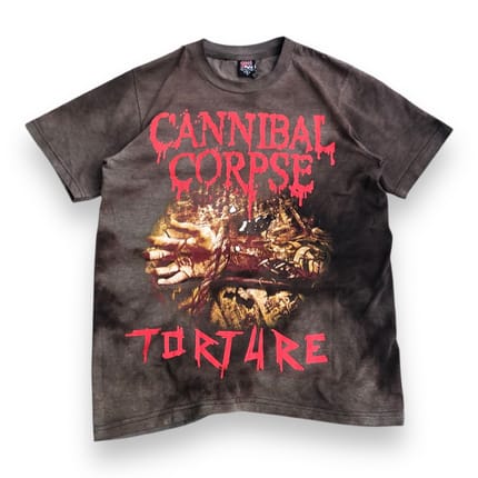 VTG 90s BUILT UP ACID WASHED BY SAWSCO CANNIBAL CORPSE