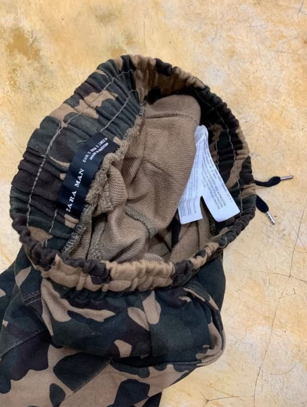 Zara Man Camo Joggers Pants, foto 6
