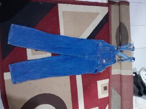 Vintage Denim jacket Pria navy