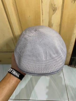 Topi flatcap Kangol born british grey
