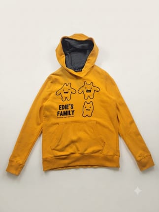 Henus Edwin "Edie's Family" Mustard Yellow Pullover Hoodie w