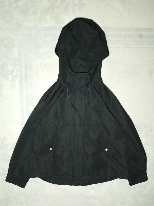Jaket Cewek GU Mountain  Parka Blend Black Second, foto 10