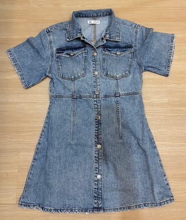 Zara denim collection dress