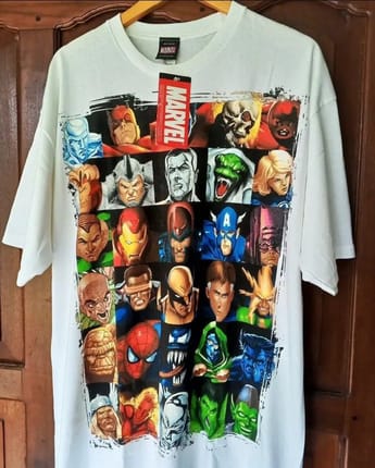 KAOS MARVEL MAD ENGINE ORIGINAL.