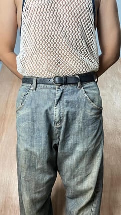 Y's by yohji yamamoto leather belt