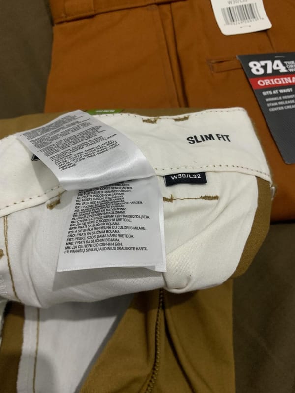 LP Dickies 872 work khakis (Slimfiti), foto 6