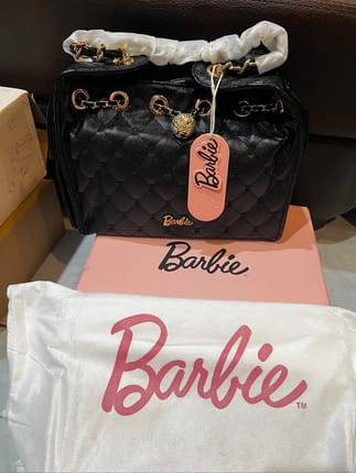New Barbie leather bag chain//tas kulit wanita