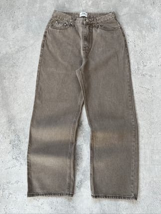 Deep Bon Boyage Grey Baggy Jeans