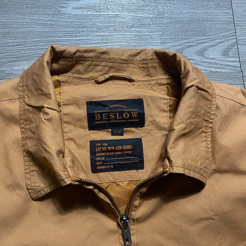 Beslow brown double zipper jacket musinsa, foto 2