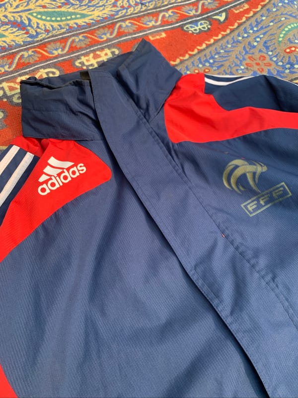 windbreaker Adidas timnas Prancis era 2007–2008, foto 2