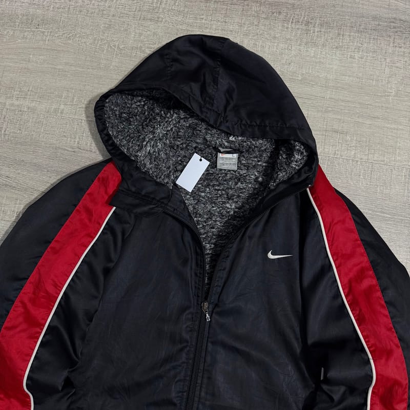 Y2K nike sherpa long parka jacket, foto 2