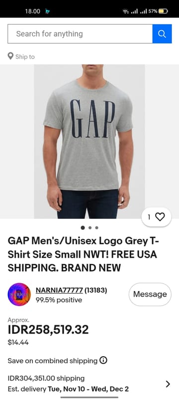 T shirt GAP, foto 5