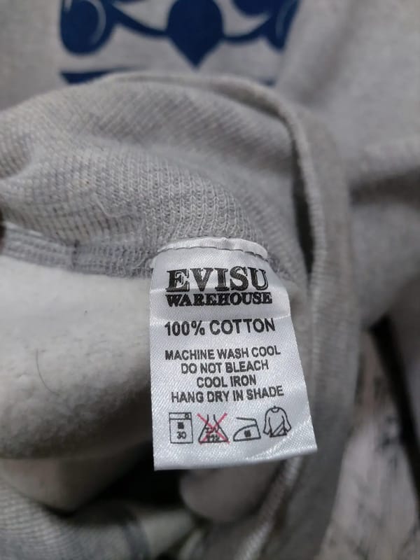 90'S OG EVISU GODHEAD LOGO HOODIE, foto 6