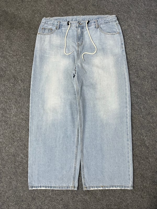 BAGGY JEANS BLUE WASHED PROMENADE, foto 4