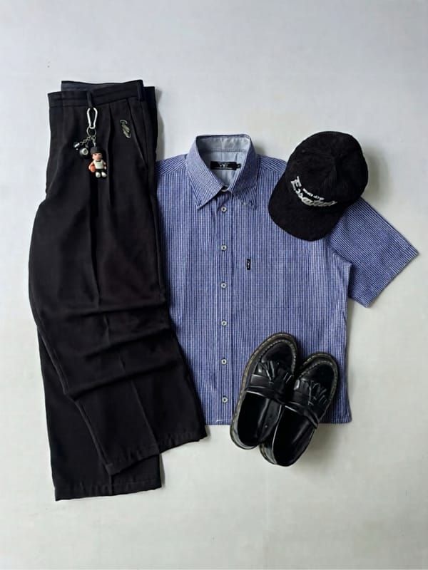 VIP playboy multiplaid boxy shirt, foto 3