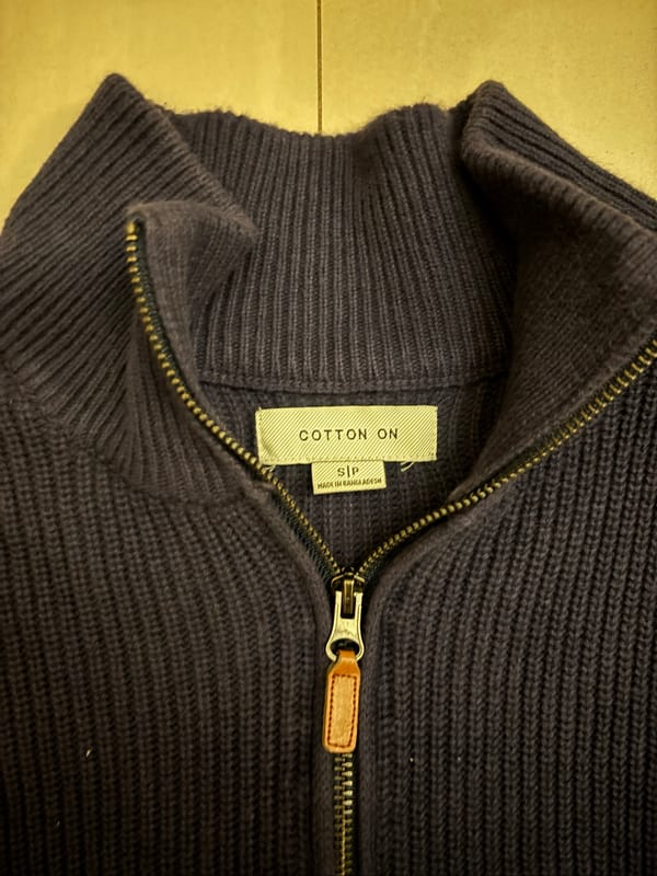 Half Zip Navy Cotton On, foto 4