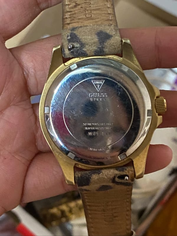 Guess Watch Leopard Genuine Suede, foto 3