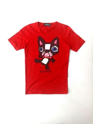 Dsquare2 red tee original / Louis Vuitton gucci Fendi