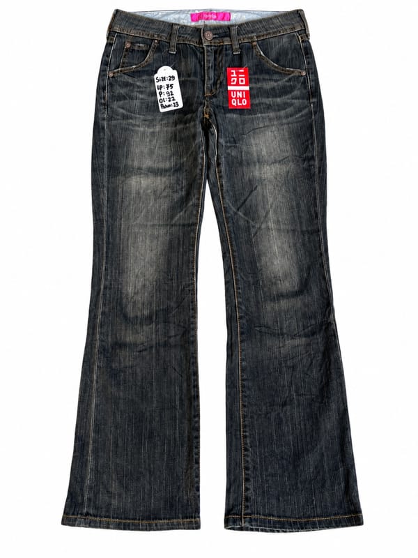 BOOTCUT UNIQLO JEANS SECOND MURAH, foto 2